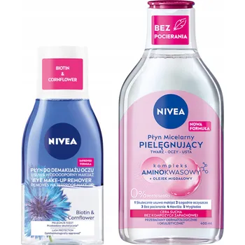 Odličovač NIVEA Dvoufázový odličovač očí & Micelární voda pro péči o pleť