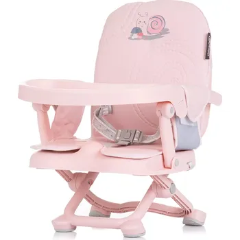 Jídelní židlička CHIPOLINO Přenosná Booster Lollipop flamingo