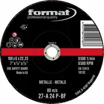 Brusný kotouč Řezný kotouč na ocel Format 125x22,2 mm