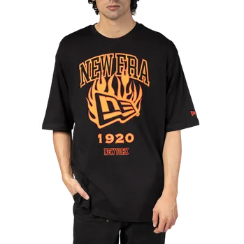 Triko New Era Ne Flag Flame Oversized T-Shirt 60564870-60564870 Velikost XXL