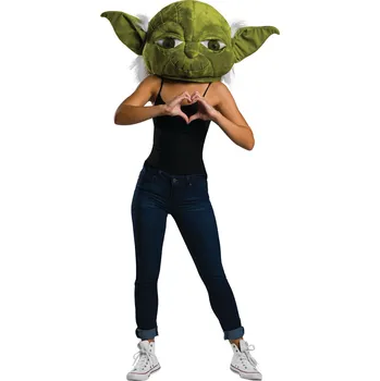 Karnevalový kostým Rubies Plyšová maska ​​pro dospělé - Yoda