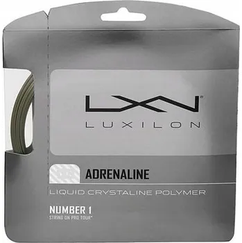 Struna na výplet tenisové rakety Tenisový výplet Luxilon ADRENALINE 1,25 mm / 12,2 m šedý