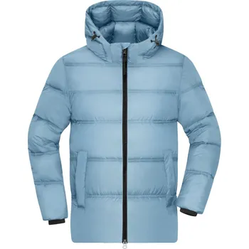 pracovní bunda James & Nicholson Bunda JN 1370, zimní, pánská COT021370ams01-milky blue S Modrá milky