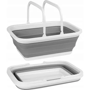 Obraz Nákupní košík plast šedý