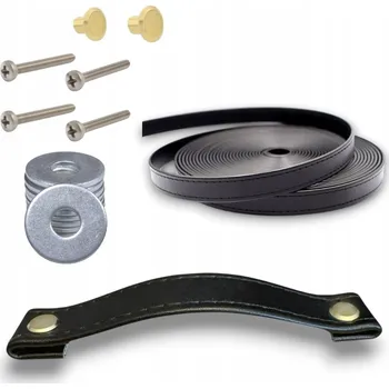 Nábytkové kování ÚCHYT ÚCHYTY KOŽENÝ KOŽENÉ NÁBYTKOVÉ KNOFLÍK MADLO PREMIUM EKO KŮŽE