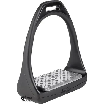 Třmeny Waldhausen -COMFORT- - Černá/Šedá