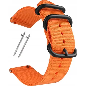 Řemínek na hodinky Řemínek Aristex pro Xiaomi 20mm oranžový
