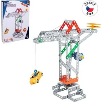 ostatní stavebnice Malý mechanik jeřáb, 219 ks
