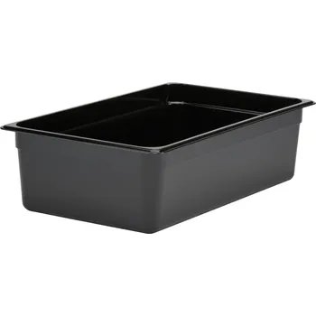 Dóza na potraviny GASTRONOMICKÁ NÁDOBA GN 1/1 150 MM ČERNÁ POLYKARBONÁTOVÁ CAMBRO 16CW110