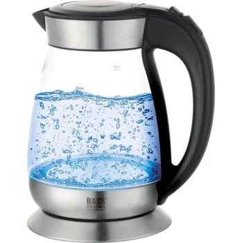 Rychlovarná konvice Rychlovarná konvice skleněná, 1,7 l - BASS