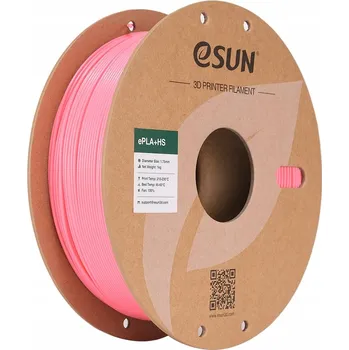 Filament ESun PLA+HS Filament růžový 1.75mm 1kg papírová cívka