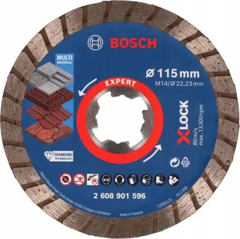 Příslušenství k brusce Bosch Diamantový kotouč EXPERT na betonu a kámen 115 x 22,23 mm XLOCK