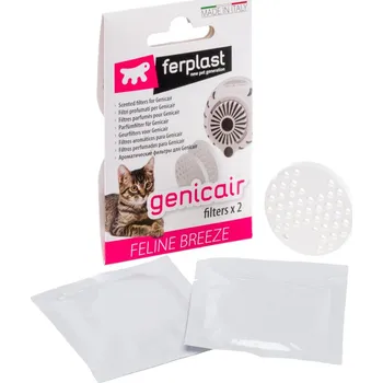 Ferplast Genicair elektronický pachový filtr - výhodná sada: náhradní filtry (4 kusy)