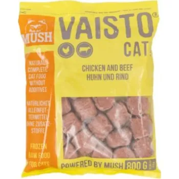 Krmivo pro psa Mush VAISTO® CAT YELLOW - Hovězí maso+kuře 800 g MUSH BARF MUE01206