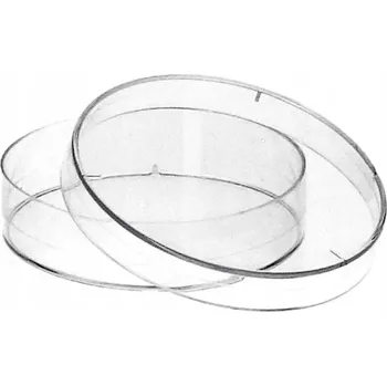 Petriho misky plastové PS 55 x 14 mm ventilované 15 ks sterilní