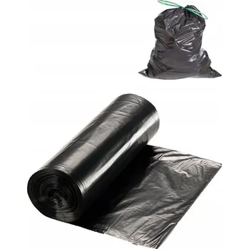 Pytle na odpadky Pytle na odpad s páskou 60L 10 KS LDPE SILNÉ UNIVERZÁLNÍ SIPEKO
