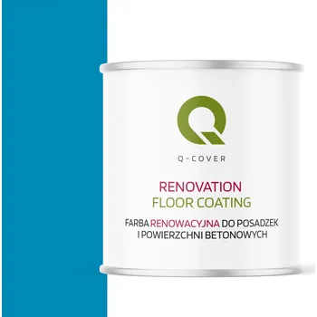 barva a nátěr na dřevo BARVA RENOVACE PODLAH BETONU GARÁŽ MODRÁ SVĚTLÁ RAL 5012 POLOMAT 2,5L