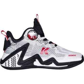 Dětská sportovní obuv Dětská basketbalová obuv Kensis JORRY 30 Bílá, Černá, Červená