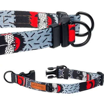 Obojek pro psa OBROŽA Double Lock s přezkou Duraflex, silný a BEZPEČNÝ obojek pro psa M/L 25 mm Ukory