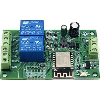 Síťový kabel Modul 2x relé ESP8266 s wifi modulem ESP-12F,napájení 5V nebo 7-80VDC