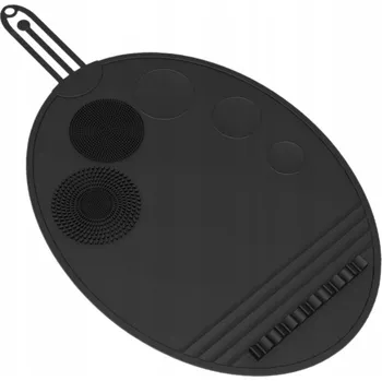 Kosmetický štětec Silikonová podložka na čištění kosmetických štětců a organizér na pomůcky