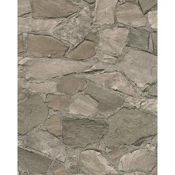 Tapeta TAPETA HNĚDÁ, STARÝ KÁMEN 3D