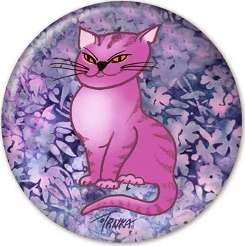 Placka - Kočička v květinách