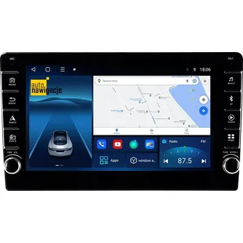 GPS navigace UNIVERZÁLNÍ 10 PALCOVÁ AUTORÁDIO NAVIGACE GPS ANDROID 8GB RAM 128GB ROM OVLÁDACÍ KNOFLÍKY