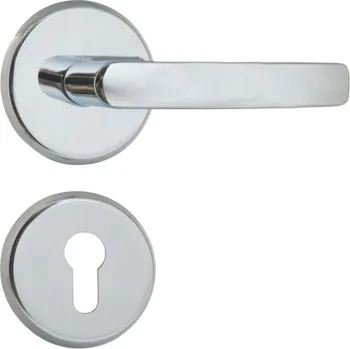 Dveřní kování Vnitřní klika LOB, štítek kulatý