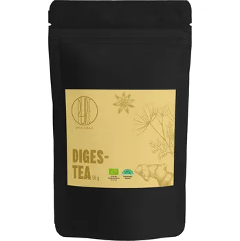 Čaj BrainMax Pure DIGES-TEA, bylinný čaj pro dobré trávení, 50 g, BIO