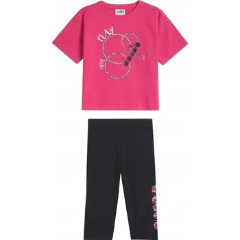 Podprsenka SOUPRAVA DIADORA JG. SET HOOPS JUNIOR PINK L