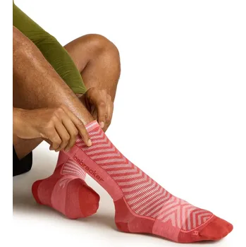 Pánské ponožky Pánské běžecké merino ponožky ICEBREAKER Mens Run+ Ultralight Crew, Jasper/Plume velikost: 47-49 (XL)