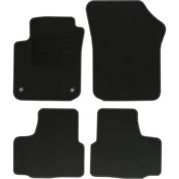 autokoberec Velurové autokoberce s upevněním v sadě Edecor