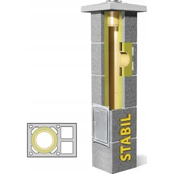 Komín Keramický komín Schiedel Stabil 8 m fi 180 52/36