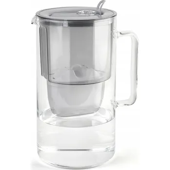 Filtrační konvice Filtrační konvice skleněný Aquaphor Glass 2,5 l s vložkou Maxfor+ H, šedý