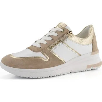 Dámské tenisky Ara tenisky na klínku Neapel-Tron Sand/Platin/Weiss 12-38412-09 - 38.5 | P684678