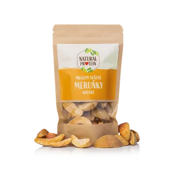 Sušené ovoce NaturalProtein Mrazem sušené meruňky - kousky