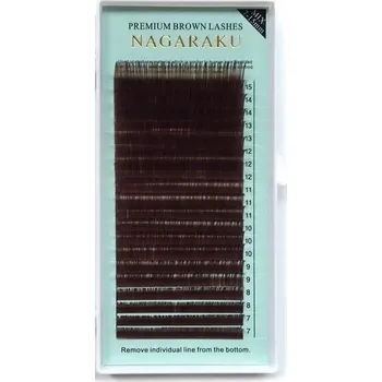 Umělé řasy Řasy Nagaraku D 0,10 7-15 mm černé