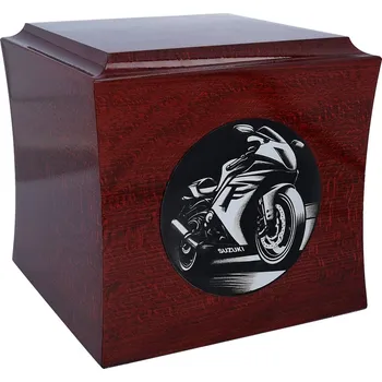Smuteční dekorace Pohřební urna pro motorkáře, Tematická urna pro milovníka motorek