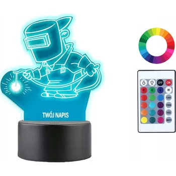 Lampička Plexido vícebarevná Noční lampa