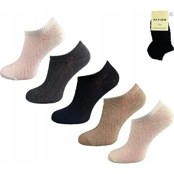 Dámské oblečení Dámské pletené Kotníkové Ponožky Ponožky PATION, 5 kusů