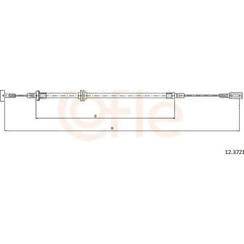 Autodíl Tažné lanko, parkovací brzda COFLE 12.3721