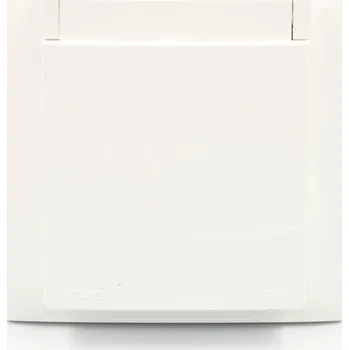 Elektrická zásuvka EFAPEL LOGUS90 RÁMEČEK S VÍČKEM IP44 BÍLÝ 90961 TBR