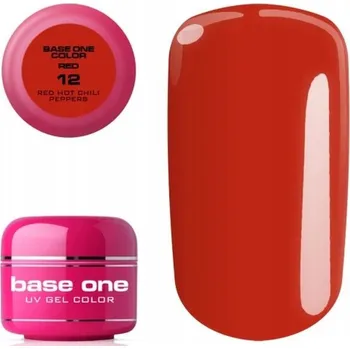 Lak na nehty Silcare Base One COLOR 12 Hot Chili Peppers 5g - Barevný UV gel na nehty