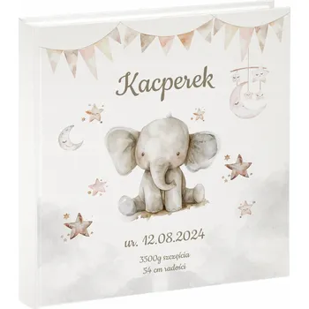 Obraz Duży album na zdjęcia dziecka 50 kart Dárek na křtiny Ročník Váš potisk
