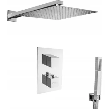 Vodovodní baterie Podomítková sprchová baterie Sannit Silver, stříbrná