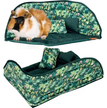 Pohovka PELÍŠEK POHOVKA POTAH ROHOVÉ Králíčci Prasátka Ježků Hlodavci 20x30 cm