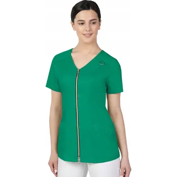 Dámské sako 40 DÁMSKÁ ZDRAVOTNICKÁ HALENA NA ZIP kosmetická zástěra 379