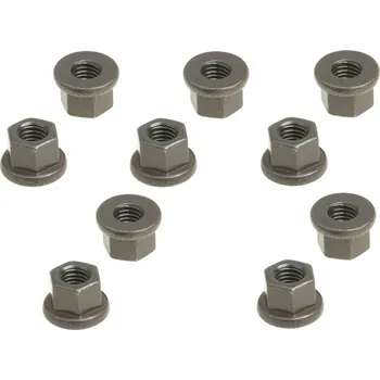 Matice ŠESTIHRANNÁ VYSOKÁ PŘÍRUBOVÁ MATICE s límcem M8 / 10 ks