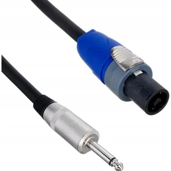 Audio kabel Kabel Speakon - Jack 6,3 mm PRO Snake pro baskytarové zesilovače, 1,5 m